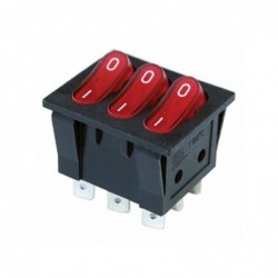 IC‑135 Üçlü Işıklı Anahtar ON/OFF 9P