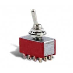 IC‑148A Toggle Switch – ON‑(ON), 9 Pin, MTS‑302 (Mini Toggle Anahtar)