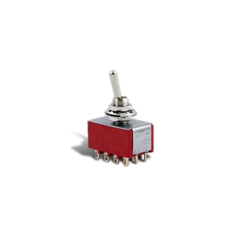 IC‑148D Toggle Switch – ON‑OFF‑ON, 12‑Pin, MTS‑403 (Self‑Lock Trio Pozisyonlu Mini Toggle) IC‑148D Toggle Switch – ON‑OFF‑ON, 12‑Pin, MTS‑403 (Self‑Lock Trio Pozisyonlu Mini Toggle)